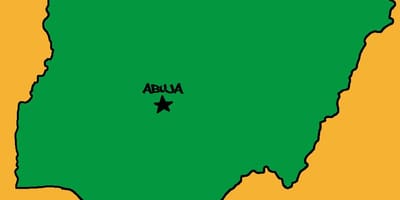 Mapa de la capital de nigeria 