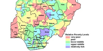 Mapa económico de nigeria