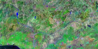 Mapa de nigeria montañas