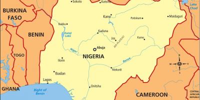 El mapa de nigeria